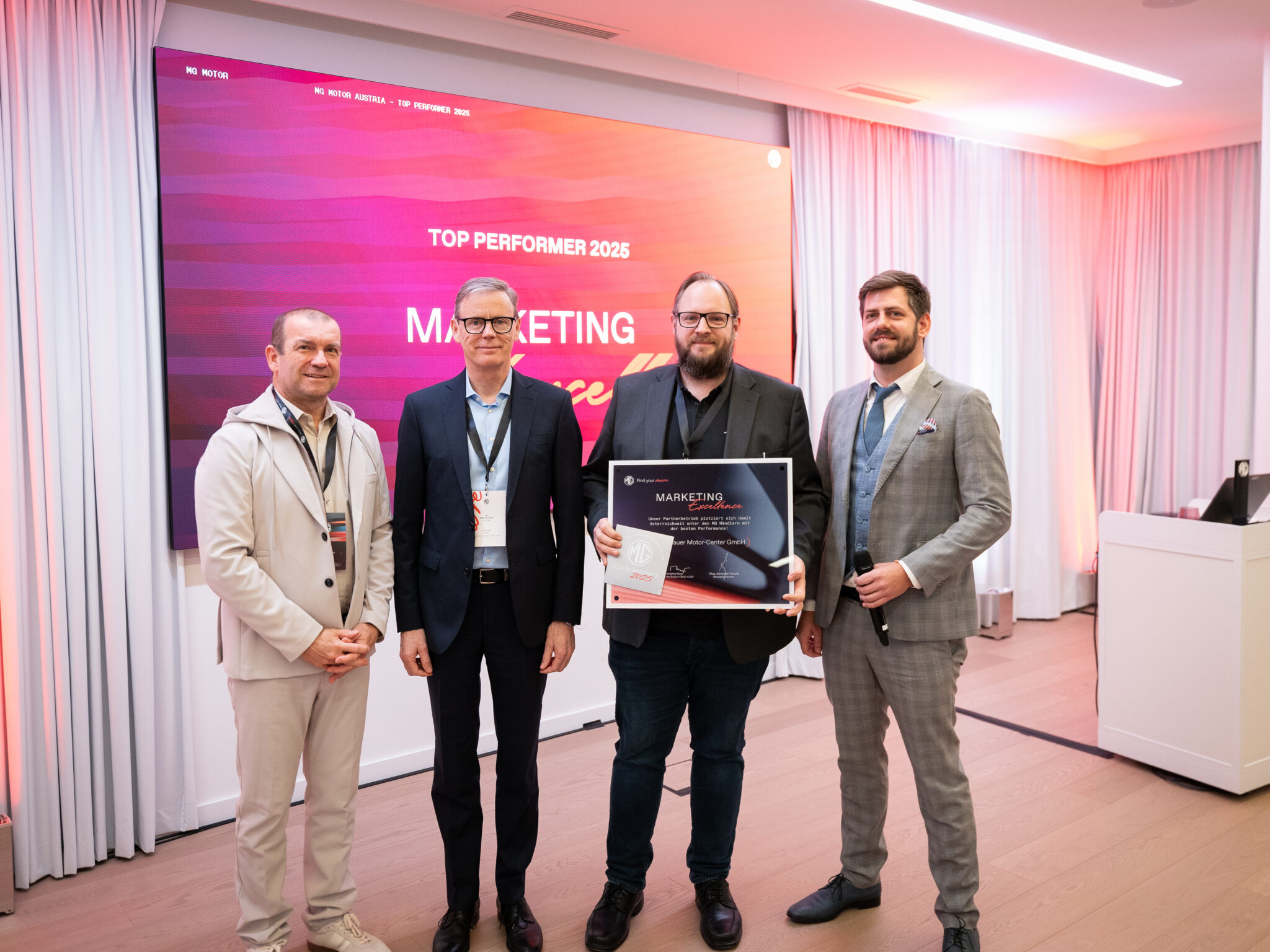 Boli sme ocenení ako najlepší partnerský servis MG v oblasti marketingu